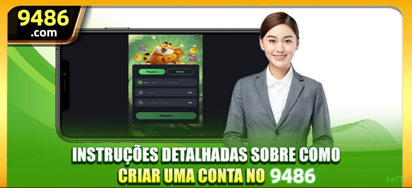 Aplicativo móvel ka777 para iOS e Android